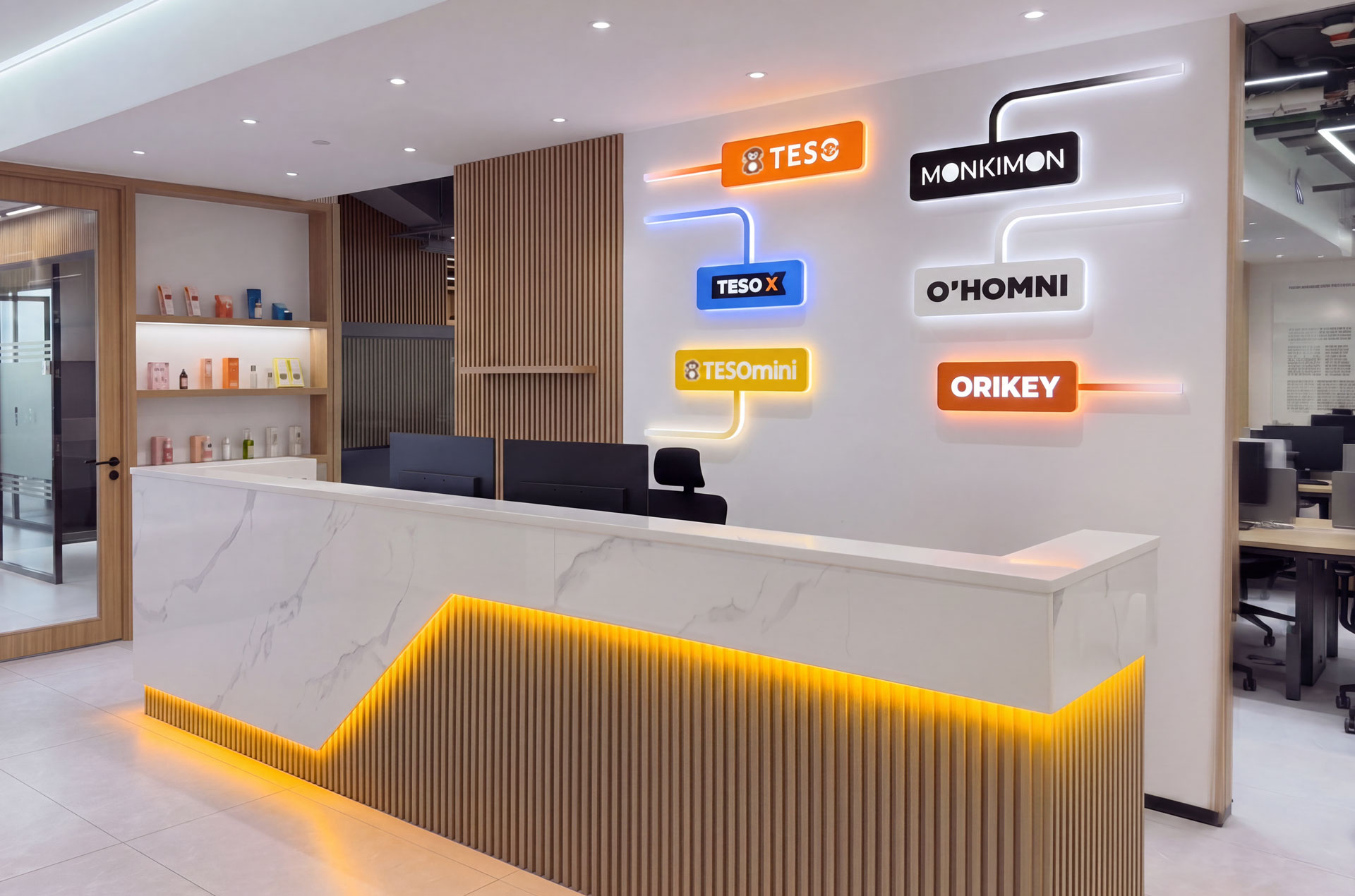 teso office reception desk