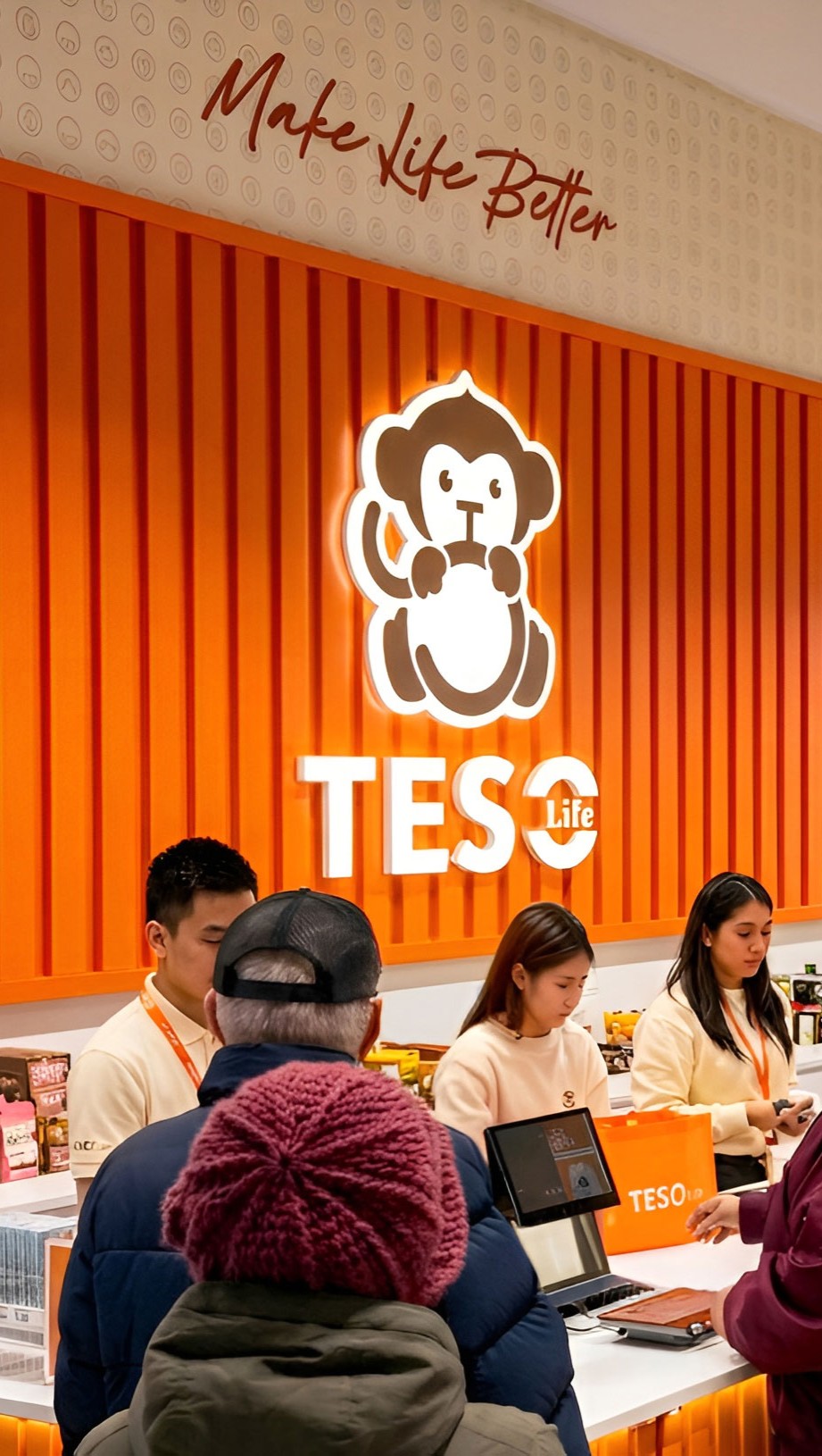 Inside a TESO Life store