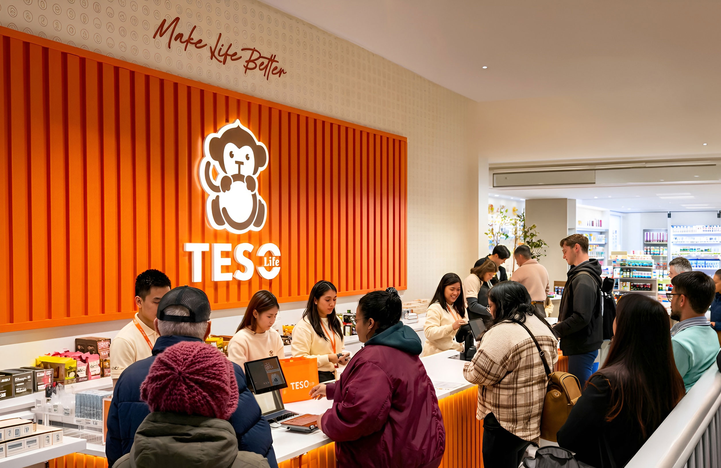 Inside a TESO Life store