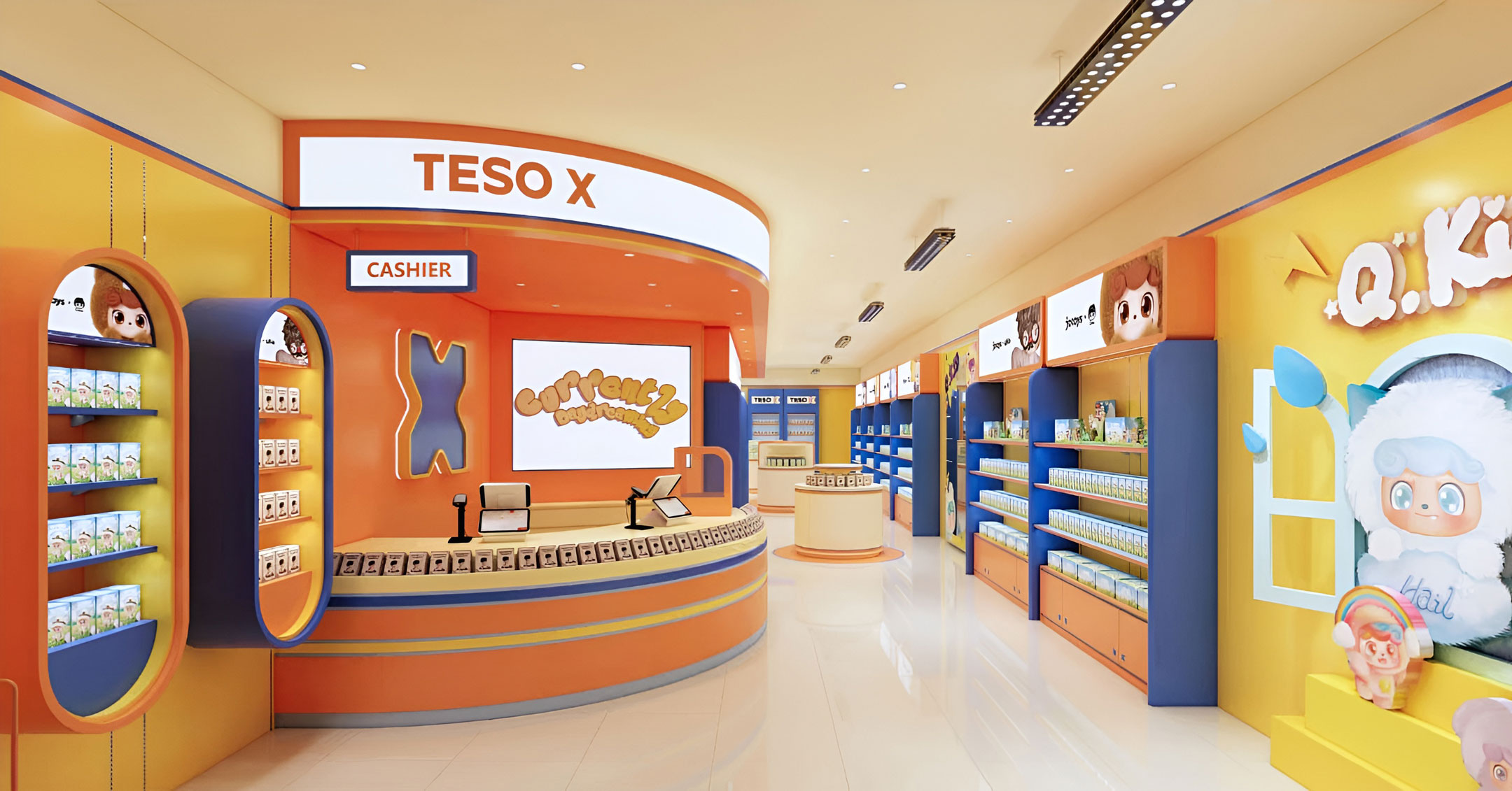 Inside a TESO X store